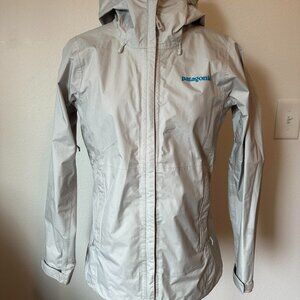 Patagonia Rain Coat, Grey, Size XS
